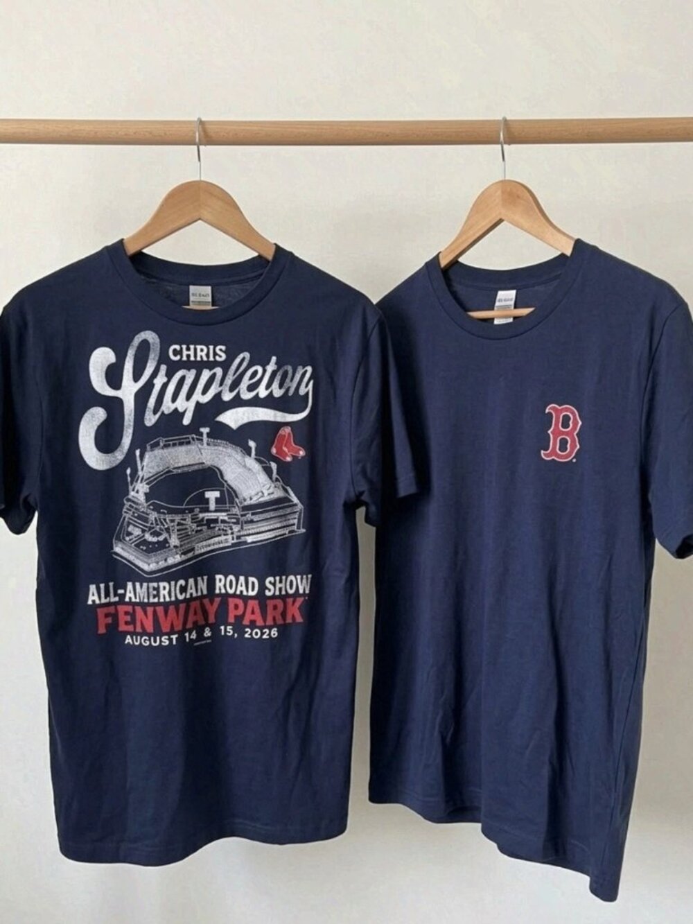 Chris Stapleton 2026 Tour Boston Fenway Park T-Shirt Reprint